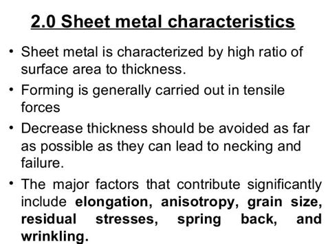 metal sheets|sheet metal characteristics.